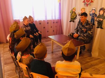 Встреча с героем боевых действий в Чечне.